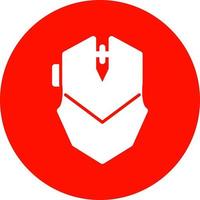 Gaming-Maus-Linienvektor-Icon-Design vektor