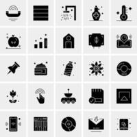 25 universelle Business-Icons Vektor kreative Icon-Illustration zur Verwendung in Web- und Mobilprojekten