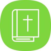 Bibel-Vektor-Icon-Design vektor