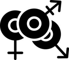 Transgender-Alt-Vektor-Icon-Design vektor