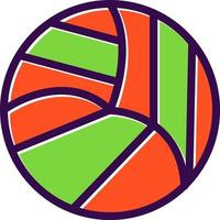 volleyboll boll vektor ikon design