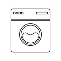 tvättning maskin logotyp vektor