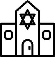 synagoga vektor ikon design
