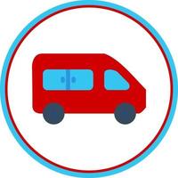 Shuttle-Van-Vektor-Icon-Design vektor