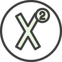 exponent vektor ikon design