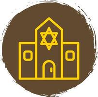 Synagoge-Vektor-Icon-Design vektor