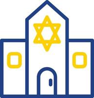 Synagoge-Vektor-Icon-Design vektor