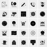 25 universelle Business-Icons Vektor kreative Icon-Illustration zur Verwendung in Web- und Mobilprojekten