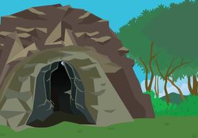 Freie Höhle Eingang Illustration vektor