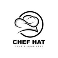 kock hatt logotyp, restaurang kock vektor, design för restaurang, catering, delikatessbutik, bageri vektor