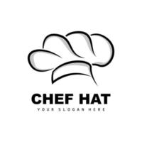 kock hatt logotyp, restaurang kock vektor, design för restaurang, catering, delikatessbutik, bageri vektor