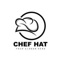 kock hatt logotyp, restaurang kock vektor, design för restaurang, catering, delikatessbutik, bageri vektor