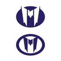 m Buchstabe Logo Vorlage Vektor m