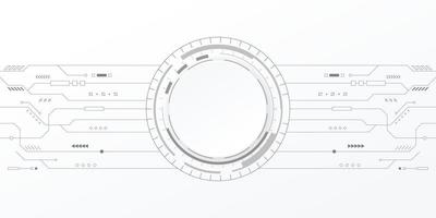 abstrakt teknologi bakgrund. Hej tech digital och kommunikation begrepp. vektor bakgrund design med krets linje. vektor illustration.