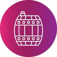 Barrel kreatives Icon-Design vektor