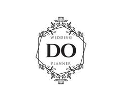 tun initialen brief hochzeit monogramm logos sammlung, handgezeichnete moderne minimalistische und florale vorlagen für einladungskarten, speichern sie das datum, elegante identität für restaurant, boutique, café im vektor