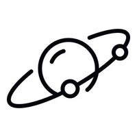 Planetenbewegungssymbol, Umrissstil vektor