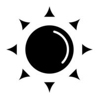 Sonnentag-Glyphe-Symbol vektor