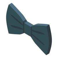 Anzug Bowtie-Symbol, isometrischer Stil vektor