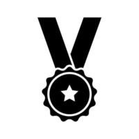 medalj ikon vektor symbol design mallar