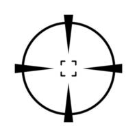 Fadenkreuz-Symbol-Vektor-Design-Vorlagen vektor