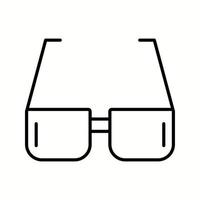 Einzigartiges Vektorliniensymbol für Sonnenbrillen vektor