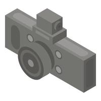 Auto-DVR-Kamera-Symbol, isometrischer Stil vektor