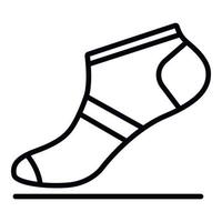 Sommersocken-Symbol, Umrissstil vektor