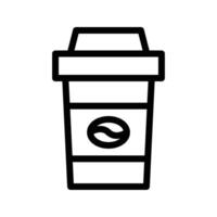 kaffeevektorillustration auf einem hintergrund. hochwertige symbole. vektorikonen für konzept und grafikdesign. vektor