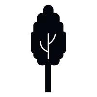 Öko-Baum-Symbol, einfacher Stil vektor