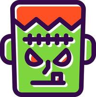 Frankenstein-Vektor-Icon-Design vektor