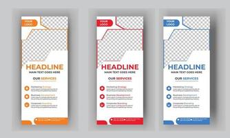 Business-Rollup-Banner kostenloser Download vektor