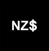 Neuseeland-Währungssymbol Symbol. neuseeland-dollar, nzd-zeichen. Vektor-Illustration vektor