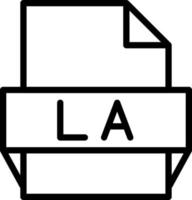 la Dateiformat-Symbol vektor