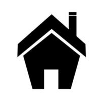 einfaches Haus-Vektor-Icon-Design vektor