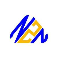 kreatives Design des nzn-Buchstabenlogos mit Vektorgrafik, nzn-einfaches und modernes Logo. vektor