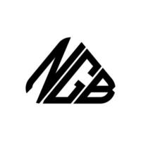 ngb brev logotyp kreativ design med vektor grafisk, ngb enkel och modern logotyp.
