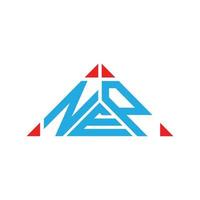 nep letter logo kreatives design mit vektorgrafik, nep einfaches und modernes logo. vektor