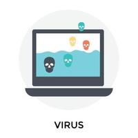 trendig virus begrepp vektor