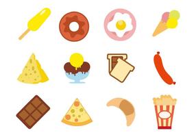 Free Snacks Vorspeisen Icons Vektor