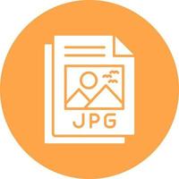 jpg-Datei kreatives Icon-Design vektor