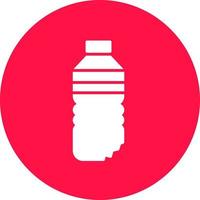 Wasserflasche kreatives Icon-Design vektor