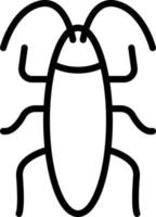 Kakerlaken-Vektorillustration auf einem Hintergrund. Premium-Qualitätssymbole. Vektorsymbole für Konzept und Grafikdesign. vektor