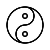 ying yang vektor illustration på en bakgrund.premium kvalitet symbols.vector ikoner för begrepp och grafisk design.