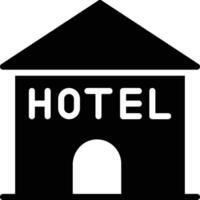 hotelvektorillustration auf einem hintergrund. hochwertige symbole. vektorikonen für konzept und grafikdesign. vektor