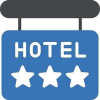 tre stjärna hotell vektor illustration på en bakgrund.premium kvalitet symbols.vector ikoner för begrepp och grafisk design.