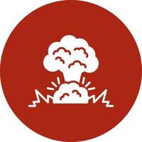 Explosion kreatives Icon-Design vektor