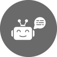 chatbot kreativ ikon design vektor