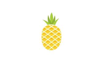 Ananas-Logo. Illustration von Ananasfrüchten, Sommerfrüchten, für ein gesundes und natürliches Leben. vektor
