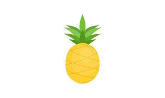 Ananas-Logo. Illustration von Ananasfrüchten, Sommerfrüchten, für ein gesundes und natürliches Leben. vektor